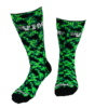 VIM GREEN DIGITAL CAMO BAMBOO CREW SOCK