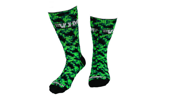 VIM GREEN DIGITAL CAMO BAMBOO CREW SOCK