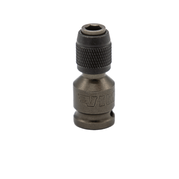 3/8'' SQ. X 1/4'' HEX IMPACT LOCKING BIT HOLDER W/RAPID LOAD