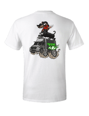 VIM BAD DOG TOOL TRUCK T SHIRT - WHITE