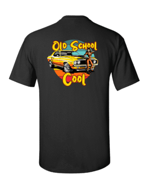 VIM OLD SCHOOL COOL T SHIRT - BLACK