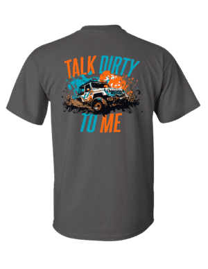 VIM TALK DIRTY TO ME T SHIRT - CHARCOAL