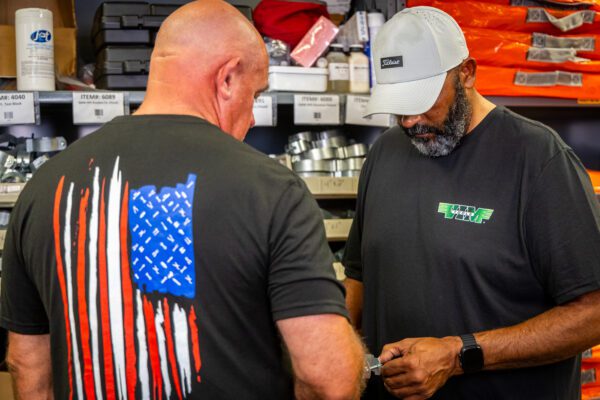 VIM AMERICAN FLAG STARS & STRIPES T SHIRT - BLACK