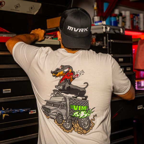 VIM BAD DOG TOOL TRUCK T SHIRT - WHITE