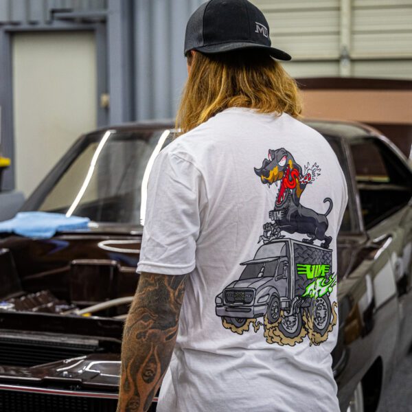 VIM BAD DOG TOOL TRUCK T SHIRT - WHITE