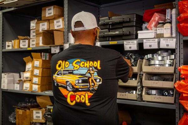 VIM OLD SCHOOL COOL T SHIRT - BLACK