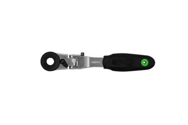 1/4’’ Hex locking flex head micro bit ratchet with handle, 4’’ OAL, includes 1/4’’ SQ. DR. adapter