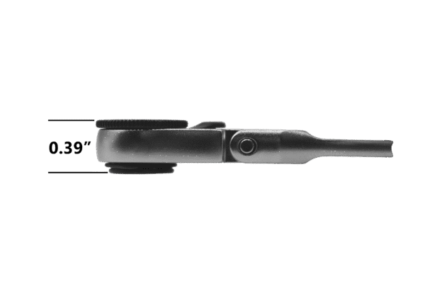 1/4’’ Hex locking flex head micro bit ratchet with handle, 4’’ OAL, includes 1/4’’ SQ. DR. adapter