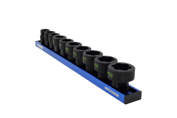 10 PC. 3/8'' X 17MM DUAL DRIVE IMPACT HEXTRACTOR SOCKET SET (10-19MM)