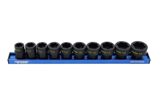 10 PC. 3/8'' X 17MM DUAL DRIVE IMPACT HEXTRACTOR SOCKET SET (10-19MM)