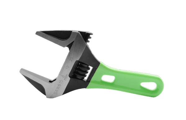 6'' STUBBY ADJUSTABLE WRENCH W/ 1.5'' JAW OPENING